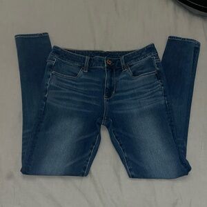 American Eagle Outfitters Dark Blue Skinny Jeans